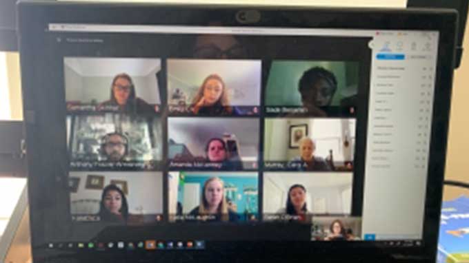 Welcoming the New REU Class Virtually