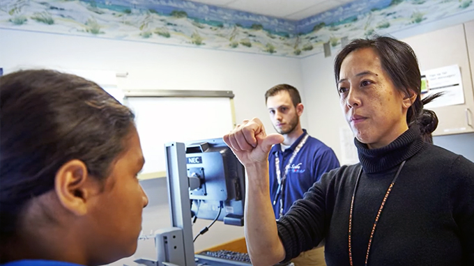concussion eye exam