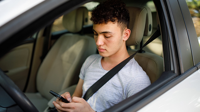 prevent cell phone use while driving
