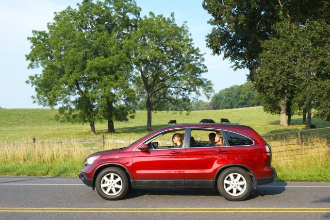 Red car