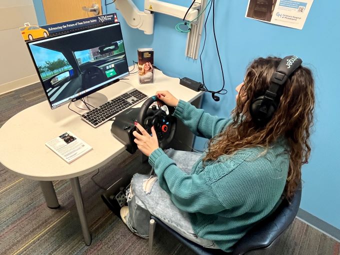 virtual driving assessment at CHOP