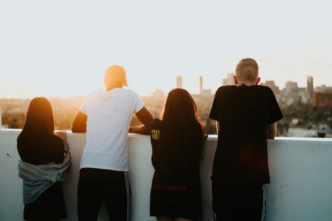 Four teens