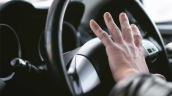 Honking car horn