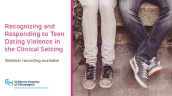 teen dating violence webinar