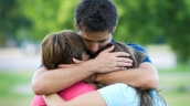 Family hug