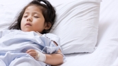 Child with injury