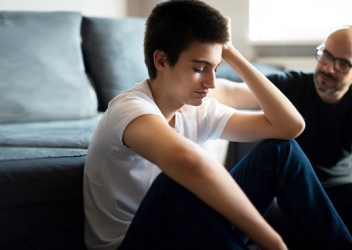 teen sitting