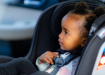 child in rear facing car seat
