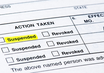 license suspensions' negative impact