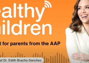 American Academy of Pediatrics Healthy Children podcast graphic