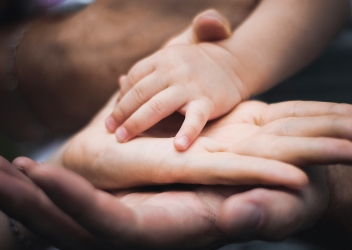 hands together